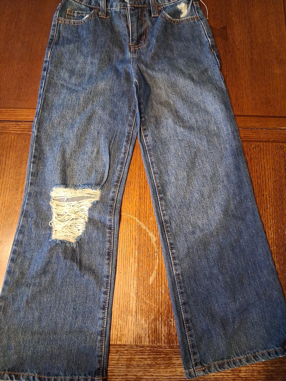 RSQ JEANS Girls Sz 7 Distressed Jeans 23" NWT